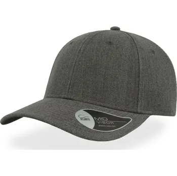 Kšiltovka 6 panelová baseballová kšiltovka "Beat" dark grey melange onesize
