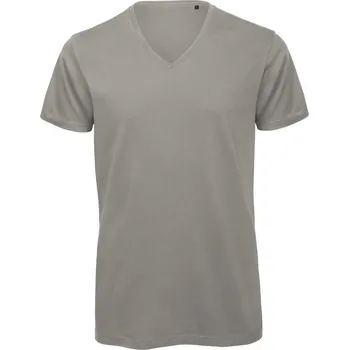 Pánské tričko Pánské tričko s výstřihem do V Inspire V T /men_° light grey S
