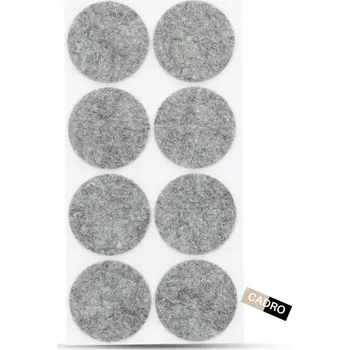 Podložka pod nábytek Filcové podložky pod nábytek a židle, samolepicí, ochranné, šedé, 8 kusů