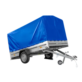 Auto-moto Přívěs Garden Trailer 265 KIPP s rámem H-1100 a modrou plachtou