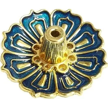 Vonná tyčinka Elegantní stojan na vonné tyčinky | dekorativní miska | domácí dekorace - Modrý