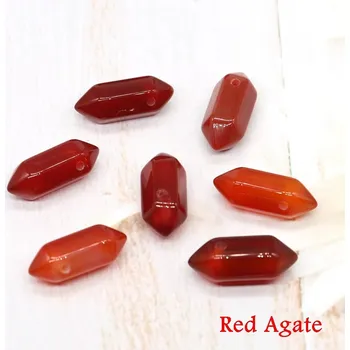 Přívěsek Přívěsek s přírodním kamenem | krystal přívěsek | přívěsek z přírodního kamene - Červený achát , 1 KS