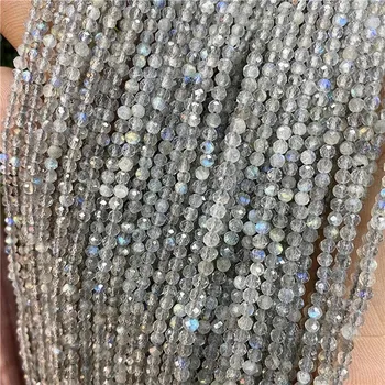 Náramek Minerální korálky | výroba šperků - 5 Labradorit , 2 mm