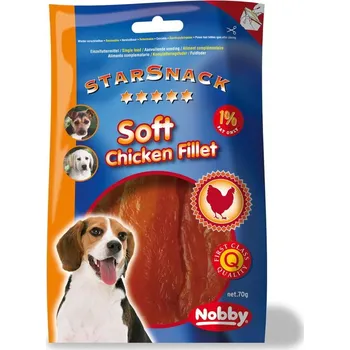 Pamlsek pro psa Nobby StarSnack Soft Chicken Fillet kuřecí měkké plátky 70g