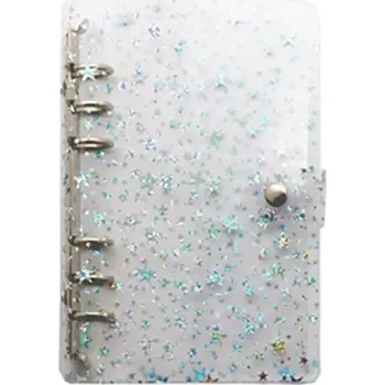 Zápisník Kreativní zápisník se 6 kroužky | školní zápisník, studentský diář - BÍLÁ HVĚZDA , A6