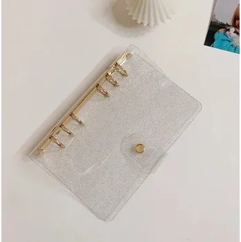 Diář Komponenty k sestavení deníku | poznámkový blok, týdenní diář - drobet zlato , A6