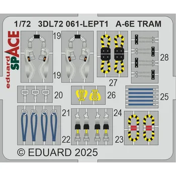 Plastikový model 1/72 A-6E TRAM SPACE (TRUMP)