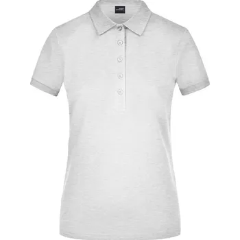 Dámské tričko Dámské elastické piqué polo JN 709 grey heather XXL