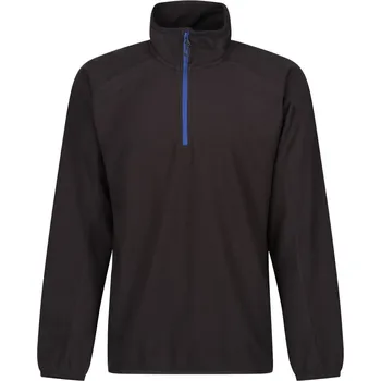 Pánská mikina Fleecová mikina structure s 1/4 zipem "Navigate" TRF 691 black-new royal L