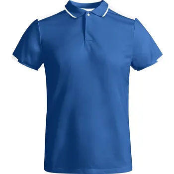 Dámské oblečení Pánská sportovní polokošile Tamil královská modrá-bílá (0501) XXL