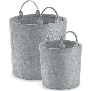Nákupní košík Plstěný úložný koš BG 728 grey melange S
