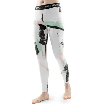 Dámské legíny SIROKO Funkční termokalhoty ženy Alley Vícebarevné XL VÍCEBAREVNÁ