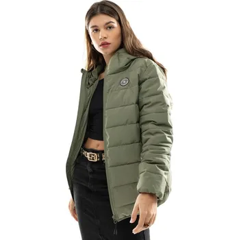 SIROKO Voděodolná prošívaná bunda Sval-W XL ZELENÁ