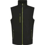 2-vrstvá softshellová vesta "Navigate" TRA 915 black-lime green L