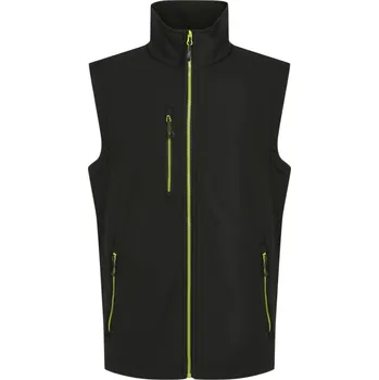 Pánská vesta 2-vrstvá softshellová vesta "Navigate" TRA 915 black-lime green L