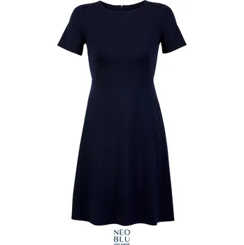 Dívčí sukně Šaty s krátkým rukávem Camille night blue (40)