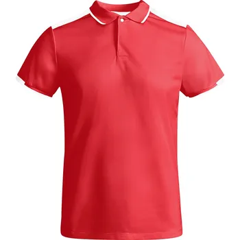 Dámské oblečení Pánská sportovní polokošile Tamil červená-bílá (6001) 3XL