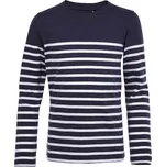 Dětské pruhované tričko s dlouhým rukávem Matelot LSL Kids french navy-white 4 Y