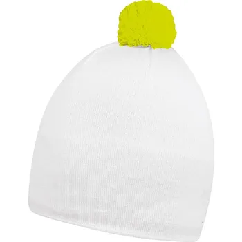 Čepice Zimní čepice Contrasting bílá-neon žlutá (6Hwny) UNI