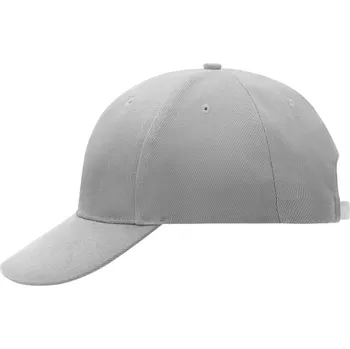 Pokrývka hlavy 6 panelová kšiltovka vyztužená MB 16 light grey onesize