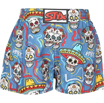 Dětské trenky Styx art klasická guma lebky (J1856) 6-8 let Možnost vrácení zboží ZDARMA do 120 dnů!