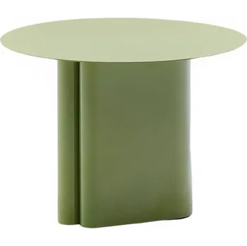 Toaletní stolek Zelený kovový odkládací stolek Kave Home Arvin 55 cm