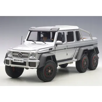 autíčko AUTOart Mercedes Benz G63 AMG 6X6 2013 Stříbrná 1:18 76301