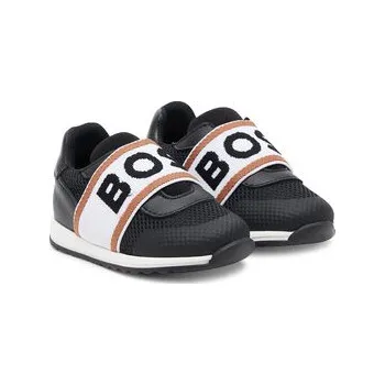 Pánské tenisky Sneakersy BOSS J52157 S Černá 30