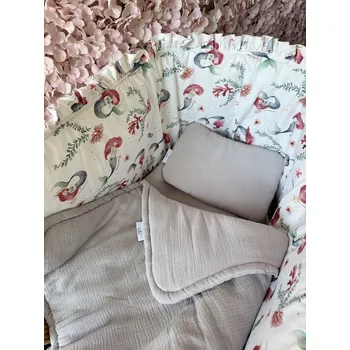 mantinel do postýlky Mimilove Ochranný mantinel do postýlky Mořská panna