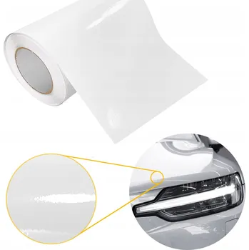 Polep vozidla Fólie Tuningová Ochranná Dekorační Páska pro Polep Auta Bílá Lesklá