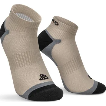 SIROKO Kotníkové turistické ponožky Kadishi Hnědá XS KAŠTANOVÁ