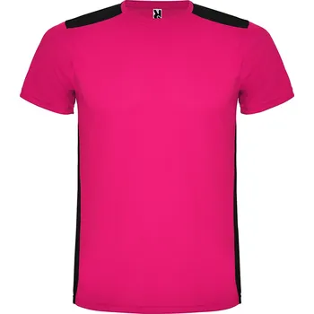 Dámské tričko Pánské sportovní tričko Detroit fuchsiová-černá (4002) XL
