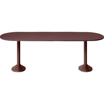 Jídelní stůl Muuto Konferenční stůl Midst 140x460, dark red