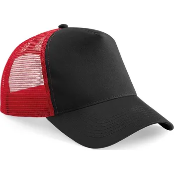 Kšiltovka 5 panelová Trucker kšiltovka B 640 black-classic red onesize