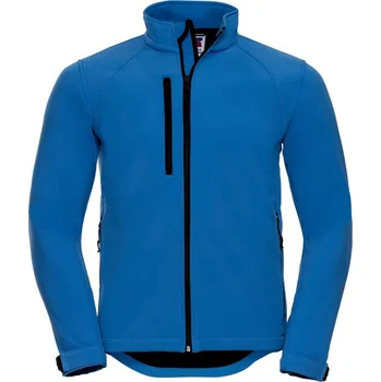 Pánská 3-vrstvá softshellová bunda 140M azure blue S