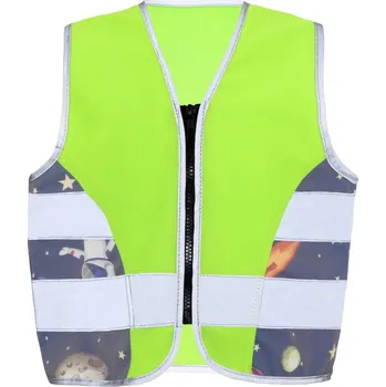 Pracovní oblečení Dětská bezpečnostní vesta ACTION neon green-ufo XXS