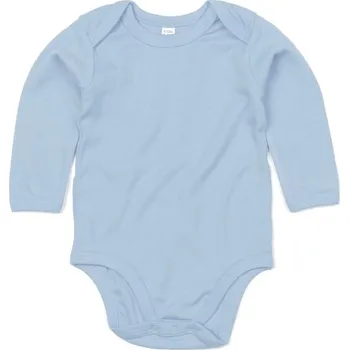 Kojenecký body Dětské body s dlouhým rukávem BZ 30 dusty blue 12-18