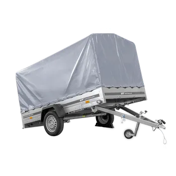 Auto-moto Přívěs Garden Trailer 265 KIPP s rámem H-1100 a šedou plachtou