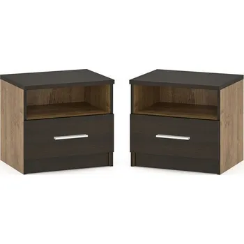 Noční stolek Noční stolek VERONIKA april/wenge (2 ks)
