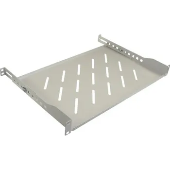 Rozvaděč Nastavitelná police 19" 1U, hloubka 280 mm, barva šedá RAL7035