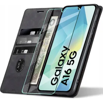 Pouzdro na mobilní telefon Flipové pouzdro Koanni pro Samsung Galaxy A16 5G, černé