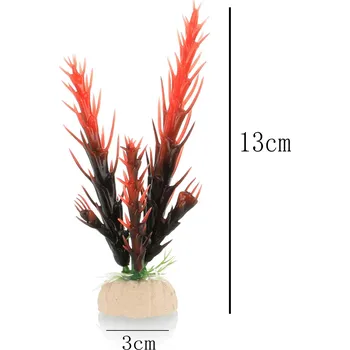 Dekorace do akvária Umělé akvarijní rostliny pro dekoraci | dekorace do akvária | akvarijní tráva - Voda Černý kaktus