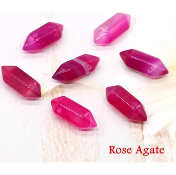 Přívěsek Přívěsek s přírodním kamenem | krystal přívěsek | přívěsek z přírodního kamene - Růže Achát , 1 KS