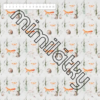 Potahová látka život v lese by MIMI