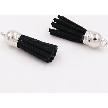 50 ks Kožené třásně na klíče | přívěsek na klíče | třásně na výrobu šperků - 17