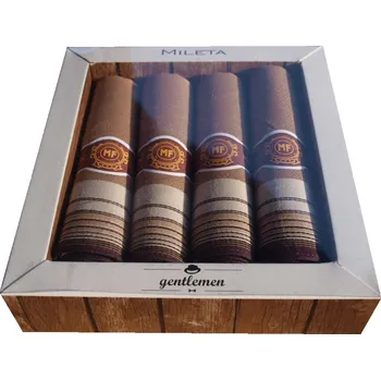 Látkový kapesník Mileta doutníky 4ks