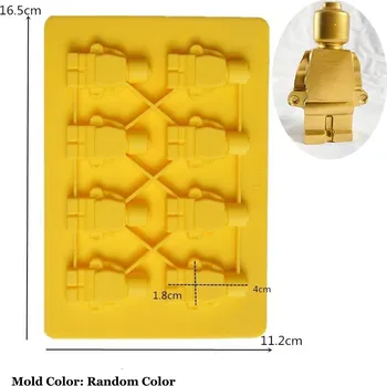 Forma na pečení Silikonová forma na 3d čokoládu a cukroví | formy na pečení, řemeslné potřeby - 8 Roboti
