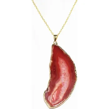 Přívěsek Magický přívěsek z přírodního kamene | přírodní šperky - červený