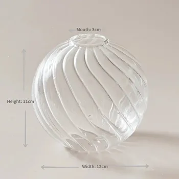 Váza Moderní skleněná váza pro dekoraci | váza dekorace, skleněná váza - A