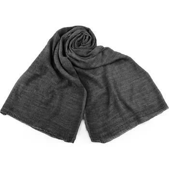 Šála Šátek / šála bavlna / PES mačkaný efekt 70x185 cm